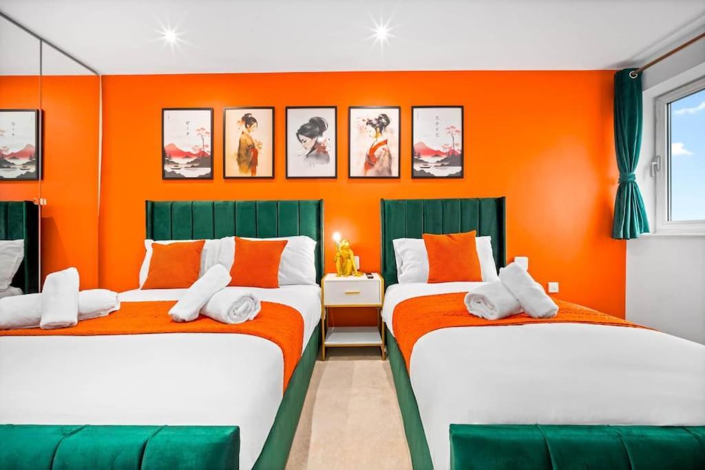 Spacious 2 Bed Apt B'Ham Cc With Parking Sleeps 7 Μπέρμιγχαμ Εξωτερικό φωτογραφία
