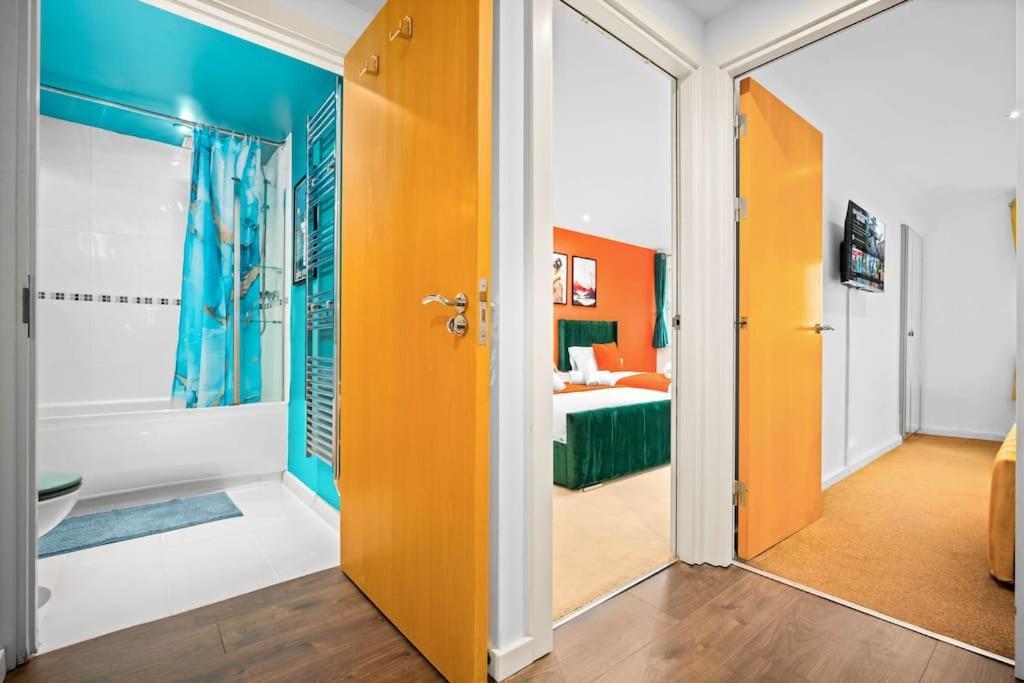 Spacious 2 Bed Apt B'Ham Cc With Parking Sleeps 7 Μπέρμιγχαμ Εξωτερικό φωτογραφία
