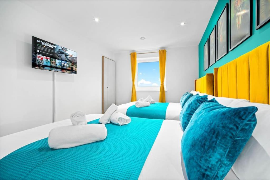 Spacious 2 Bed Apt B'Ham Cc With Parking Sleeps 7 Μπέρμιγχαμ Εξωτερικό φωτογραφία